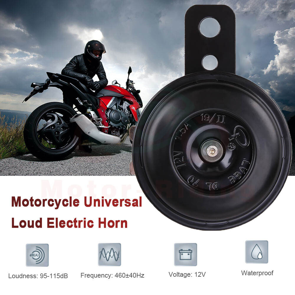 TWOM 12V Waterproof 115dB Loud Horn – Universal For Motorcycle, ATV, Scooter, Car