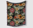 OUIJA PLANCHETTES AND BATS | WOVEN THROW BLANKET