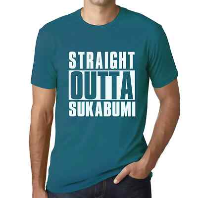 Men's Graphic T-Shirt Straight Outta Sukabumi Eco-Friendly Limited Edition