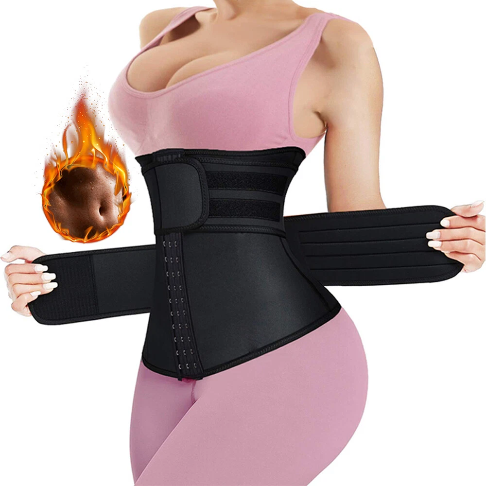 Women Waist Trainer Corset Trimmer Sweat Belt Shapewear Gym Sports