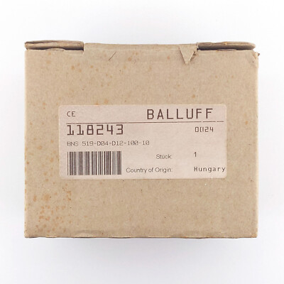 New Balluff BNS 519-D04-D12-100-10 Proximity Switch 240VAC 6A BNS519D04D12100