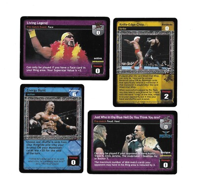 WWF 2002 V6.0 Raw Deal Trading Card Game - Pick Your Card/Complete Your Set