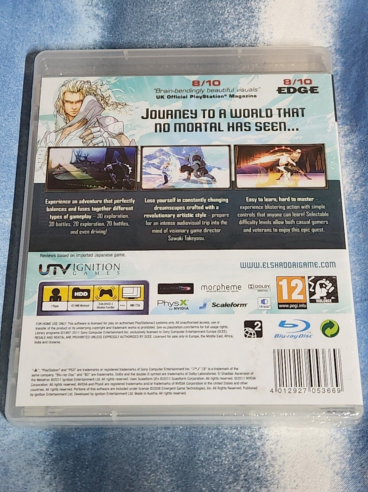 El Shaddai PS3 *NEW *PAL *RARE Ascension of the Metatron game for PlayStation  3