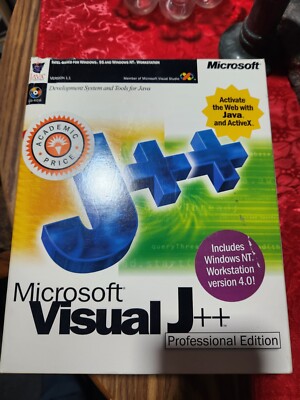Microsoft Visual J++ Professional Edition | eBay