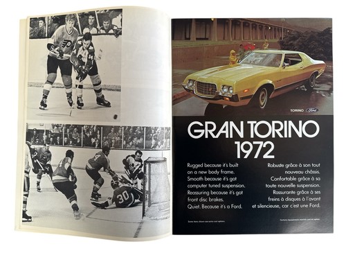 Maple Leaf Gardens noviembre 1971 revista y programa Philadelphia Flyers cubierta CLARKE - Imagen 4 de 20