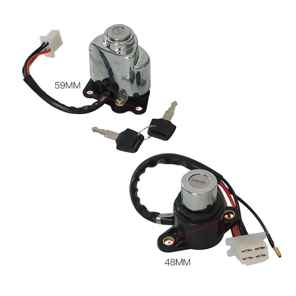 Ignition Switch Gas Tank Cap Lock Key for Honda Shadow VLX VT 600 - Image 4 of 4