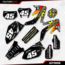 Gray Spark Racing Graphics Kit fits Honda Crf450X 05-18 Crf 450X 450X