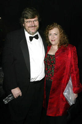American writer Michael Moore friend at world premiere of the Jame- Old Photo