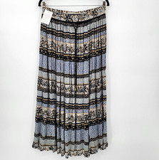 Sag Harbor Women's M Boho Cottagecore Long Maxi Broomstick Skirt Modest NWOT
