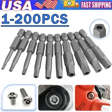 Security Torx Bit Set +Hex Key Allen Bit Set-For Power Drill & Impact Driver Lot