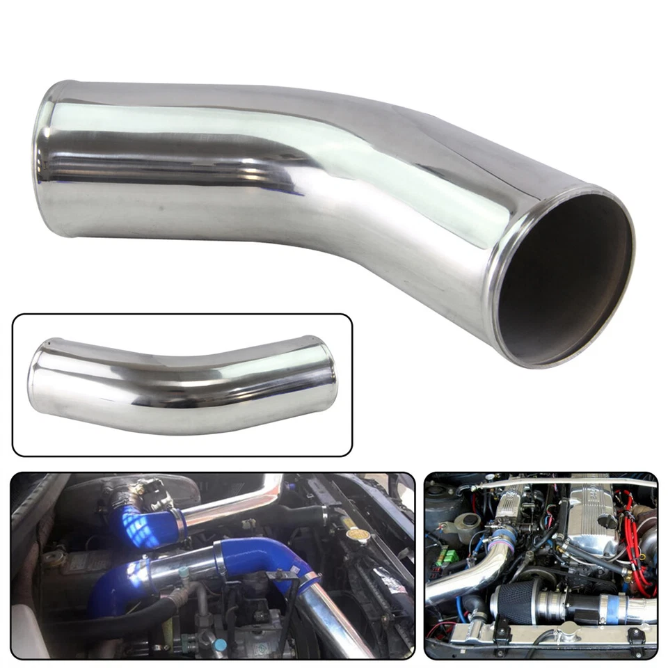Manguera de tubo intercooler turbo de aluminio de 80 mm 3,15" pulgadas 45 grados SL Foto 3 de 4