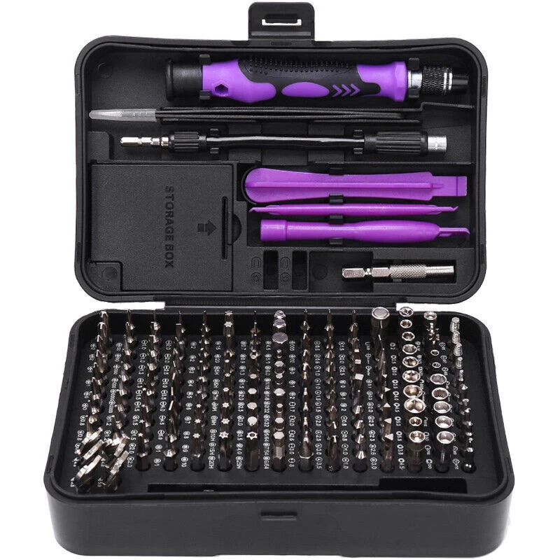 Magnetic 170 in 1 Screwdriver Set Repair Tool Kit For Laptop Computer PC Phone