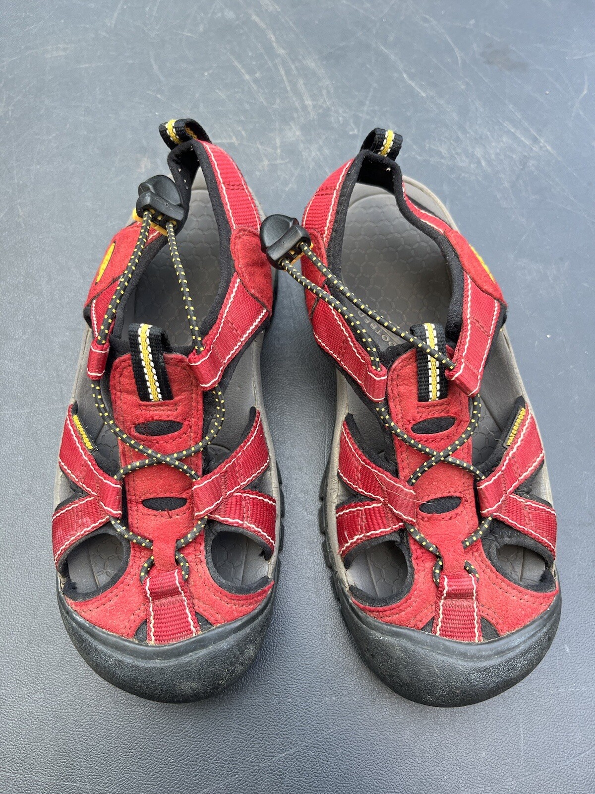 Sandali da trekking Keen Newport H2 rosso marrone impermeabili donna 6 Stati Uniti