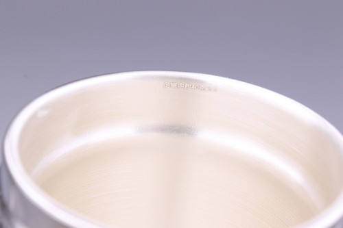 Pure S999 Fine Silver Liner Trinkbecher Zinklegierung Oberfläche Isolierflasche 40g - Bild 3 von 6