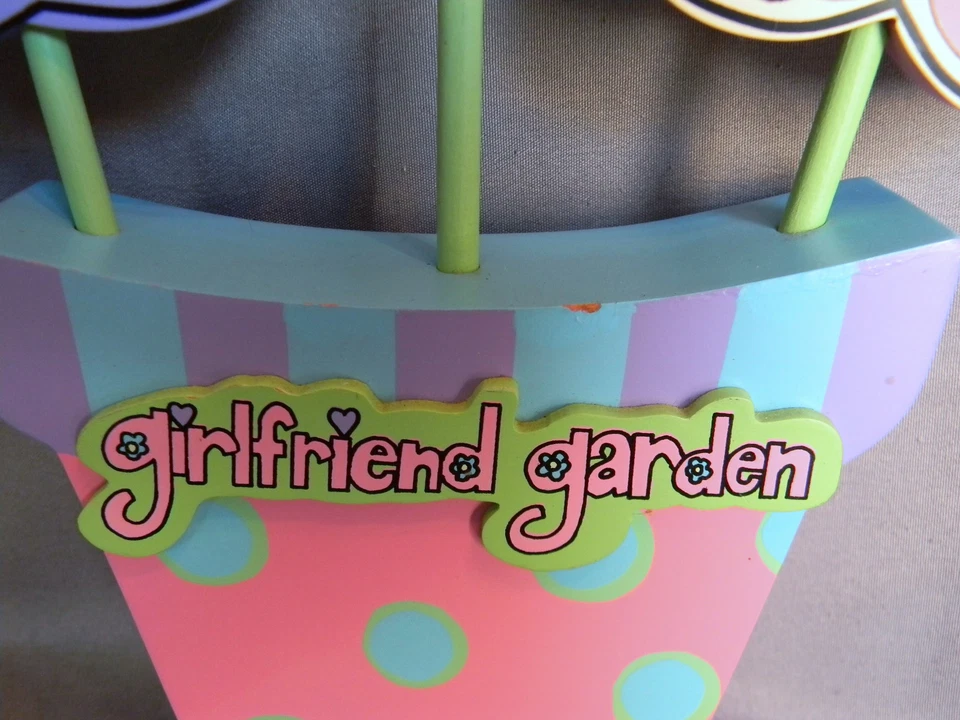 Marco de fotos de 3 flores - Perfecto para jardín de novia de madera adolescente/adolescente  Foto 3 de 4