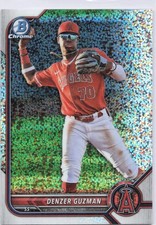 Denzer Guzman 2022 Bowman Draft #BDC-20 Chrome Sparkle Refractor