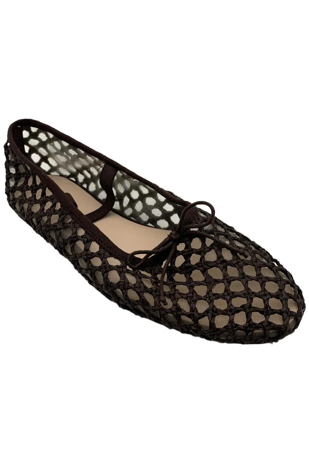 Loeffler Randall Women's Leonie-CR Ballet Flat Chocolate