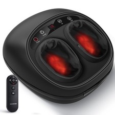 Foot Massager with Heat, Deep Kneading Therapy Compression, Shiatsu Feet Mass...