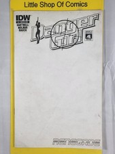 Danger Girl Renegade #1 Blank Sketch Variant 2015 IDW Publishing