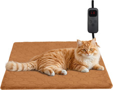 Pet Heating Pad for Cats Dogs Indoor Outdoor, Warming Cat Heating Pad with Che
