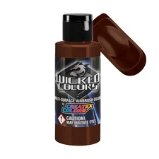 Createx Wicked Colors Detail Burnt Sienna Airbrush Paint Color 2oz W074 - 2Z