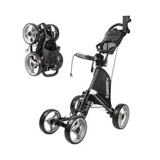 Caddytek Explorer V8 Golf Push Cart - SuperLite 4 Wheel Aluminum Foldable Car...