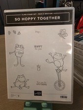 Stampin Up Stamp Set So Hoppy Together Retired Exclusive
