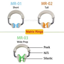 Dental Autoclavable Matrix Bands Ring Matrices Clip Clamp Titanium Fit Garrison