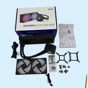 NZXT Kraken Elite 240 RGB AIO CPU Liquid Cooler RL-KR24E-B2 #MS4239 (AR)