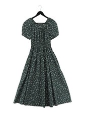 Uniqlo A-Line Maxi Dress XXS in Green