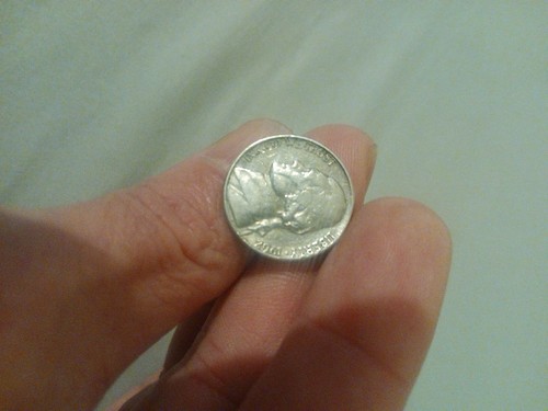 Double Died 1962 D Nickle With Mint Mark At The End Of White House - Picture 1 of 2