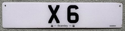 UK Vanity Bramley Logo Frontnummer Nummernschild X 6