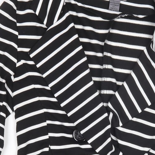 Poetry Women's Black Stripe Blazer, Size S - Picture 9 of 12