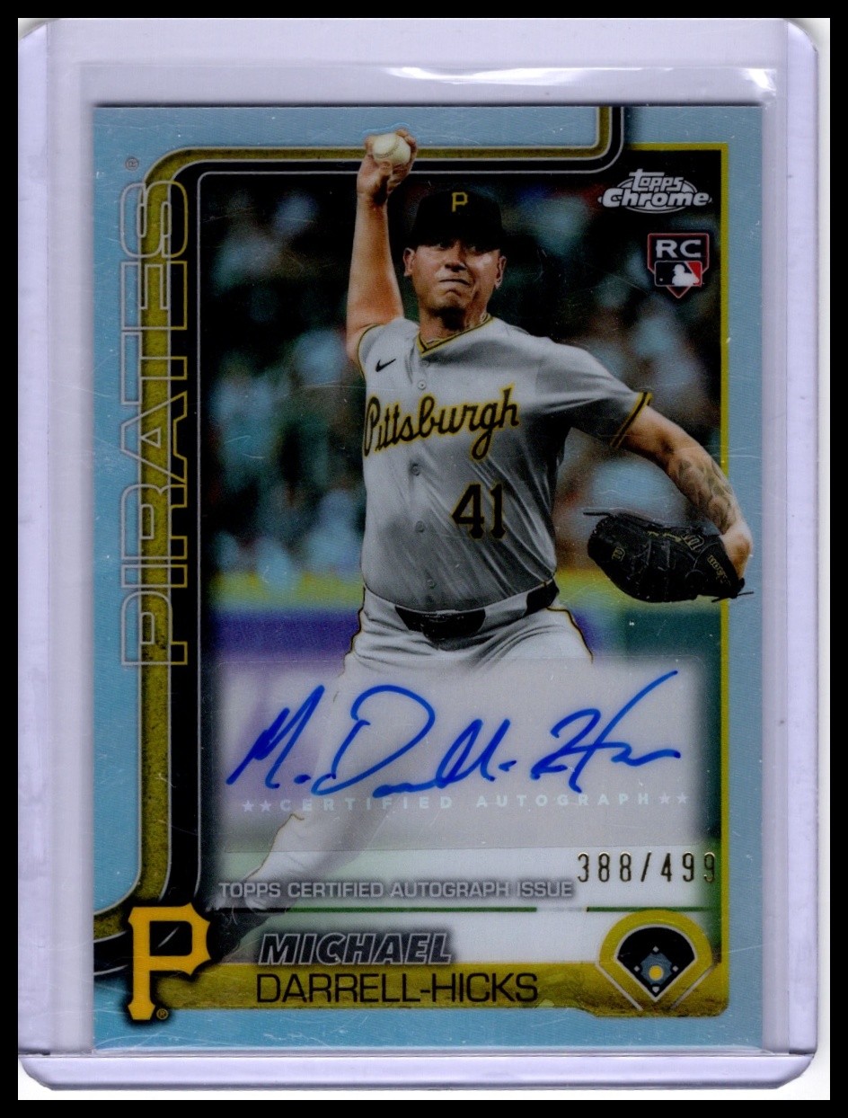 2025 Topps Chrome Update #AC-MD Michael Darrell-Hicks auto #/499