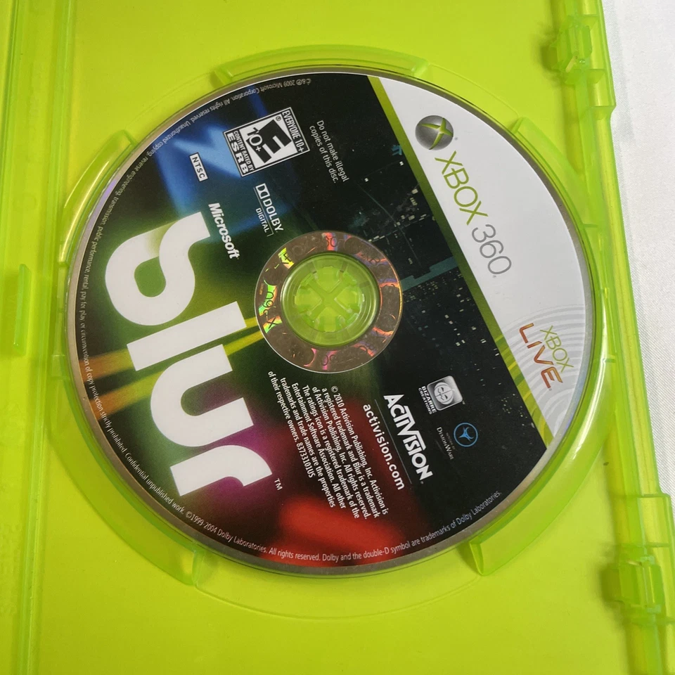 Blur (Microsoft Xbox 360, 2010) Tested & Works Complete in Box CIB - Image 4 of 4
