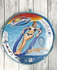 Swimways HYPER-FLATE VALVE SpringFloat ORIGINAL 68 X 35" - BLUE EIC 0166