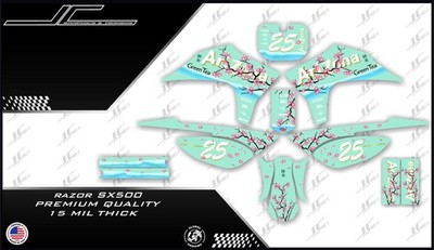 Razor SX500 graphics kit decals THICK AND HIGH GLOSS 