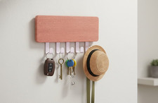 Magnetic Wall Organizer Key Hooks & Tray Schl&uuml;sselhalter Schl&uuml;sselmanagement