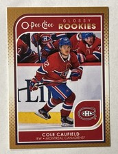 2021-22 Upper Deck Series 1 Cole Caufield #R-5 O-Pee-Chee Glossy Rookie RC Gold