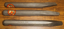 Lot of 3 Petol Tools #214 7/8" Diamond Point Chisel 9" Long USA Gearench Houston