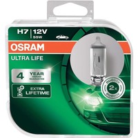 Osram H7 12V GlüHlampe Fernscheinwerfer Px26D 55 64210ULT-HCB Autolampe
