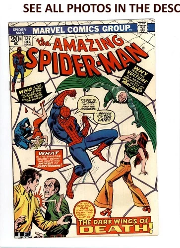 The Amazing Spider-Man #127 DEC 1973 FN+ Marvel Comics (HG)
