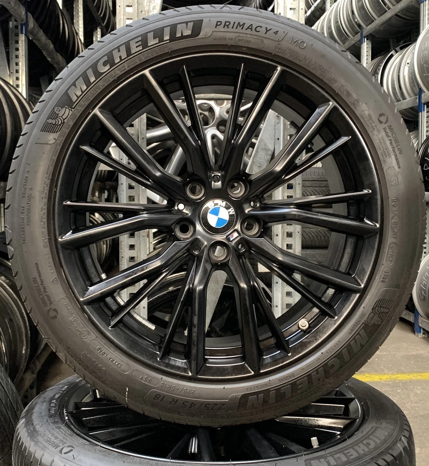 4x Original BMW Sommerräder 225/45 R18 95Y - für 3er G20 G21 4er G22 G23 2488 - Bild 2 von 3