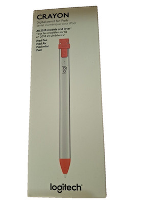 Logitech Crayon Digital Pencil for iPad Pro - Orange Lightning NEW