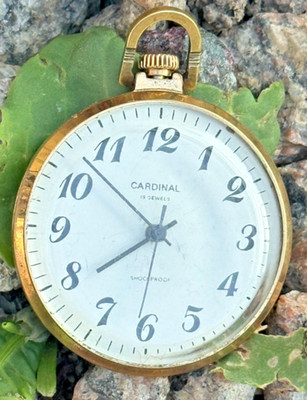 Vintage Cardinal-Vostok ussr Pocket Watch Cal. 2609.HA 19 Jewels Mechanical Runs