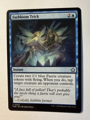 x1 Faebloom Trick FDN Foundations MTG 38 UNCOMMON M/NM 1x