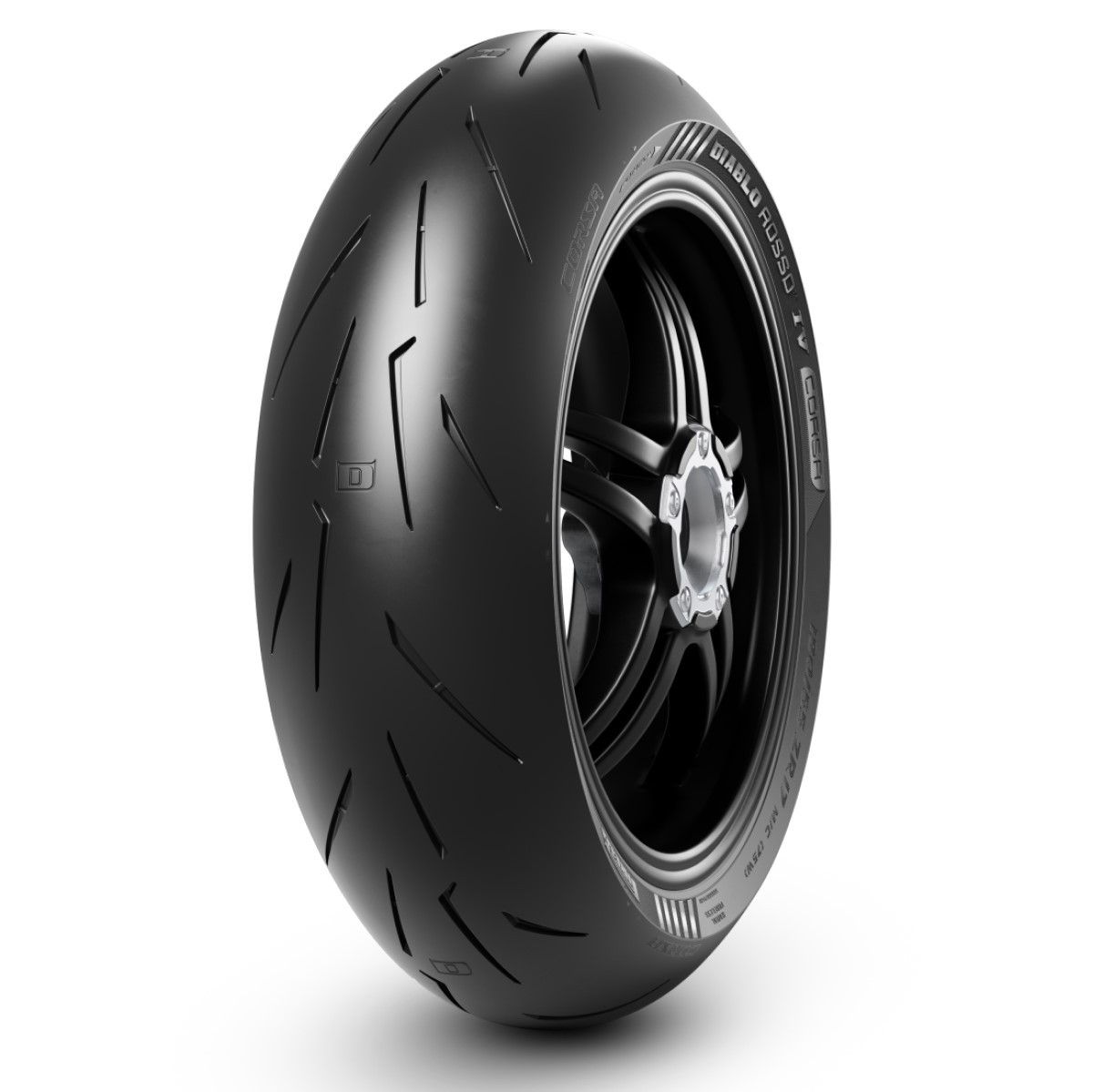 Motorcycle Track Tyre Pirelli Diablo Rosso 4 Corsa 190/50 ZR17 75W Rear Ducati