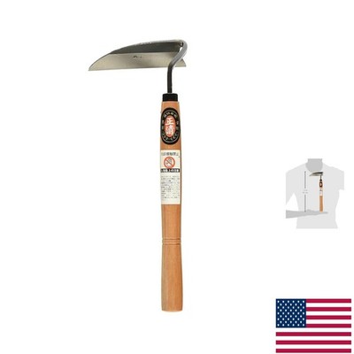 Handcrafted Japanese Weeding Sickle - 5  High Carbon Steel Blade for Quick Tasks
