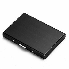 Credit Card ID Holder Slim Money Travel Wallet Stainless Steel RFID Blocking