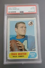 1968 Topps Craig Morton PSA 4 #155 Dallas Cowboys